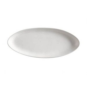 Platter Porcelain Oval 57x24cm M_W